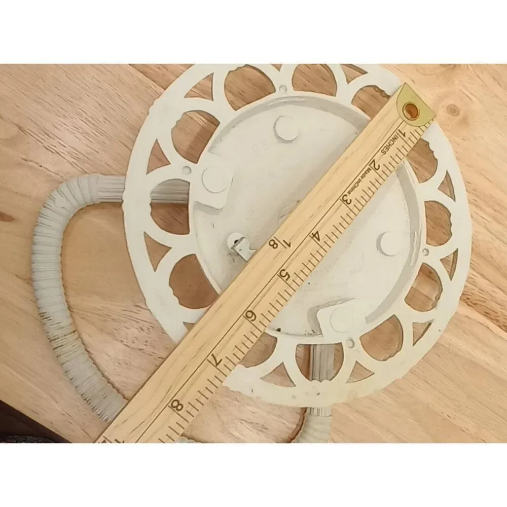 Vintage homeco interiors, wall hanging towel rack , plastic ,white faux wicker